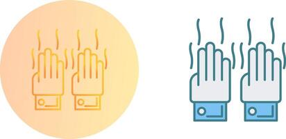 malodorant mains icône conception vecteur