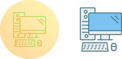 conception d'icône d'ordinateur vecteur