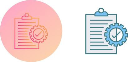 conception d'icône de liste de contrôle vecteur