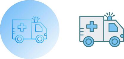 conception d'icône d'ambulance vecteur