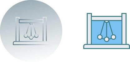 conception d'icône de pendule vecteur