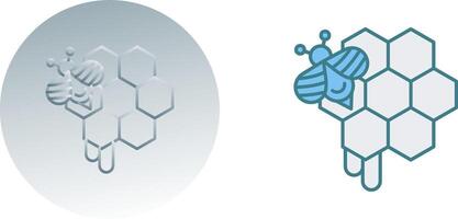nid d'abeille icône conception vecteur