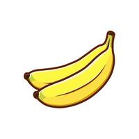 Frais banane dessin animé illustration vecteur