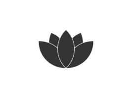 fleur, lotus icône. illustration, plat conception. vecteur