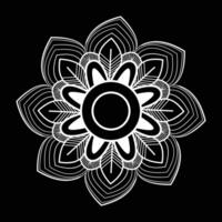 Facile mandala art modèle et dessins pour gratuit Télécharger vecteur