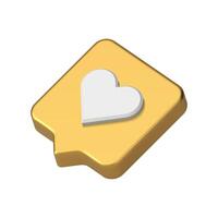 d'or Nouveau comme badge l'Internet communauté la toile positif évaluation remarquer réaliste 3d icône vecteur