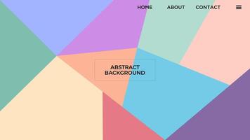 abstrait Contexte avec géométrique formes pastel plat Couleur conception modèle pour fond d'écran, couverture conception, page d'accueil conception vecteur