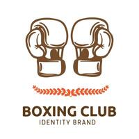 boxe logo conception fichier pour graphique designer ou la toile développeur vecteur