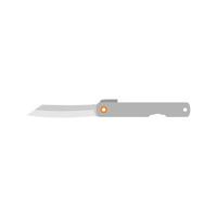 traditionnel Japonais higonokami poche couteau plat conception illustration isolé sur blanc Contexte vecteur