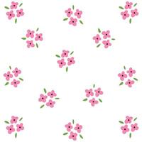 sans couture modèle fleurit fleurs répété, sans couture Facile floral modèle dans Aléatoire commande, sans couture ancien floral modèle avec fleur, sans couture floral modèle Contexte t chemise tout plus de imprimé vecteur