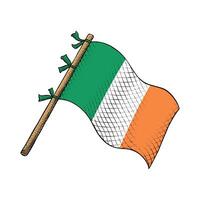 Irlande pays drapeau vecteur