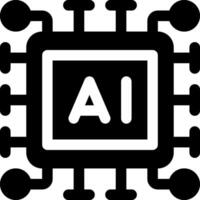 cette icône ou logo artificiel intelligence et nuage Les données icône ou autre où tout en relation à La technologie et autres ou conception application Logiciel vecteur