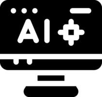 cette icône ou logo artificiel intelligence et nuage Les données icône ou autre où tout en relation à La technologie et autres ou conception application Logiciel vecteur