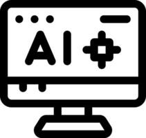 cette icône ou logo artificiel intelligence et nuage Les données icône ou autre où tout en relation à La technologie et autres ou conception application Logiciel vecteur