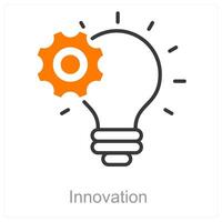 innovation et idée icône concept vecteur