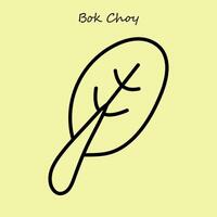 bok choy illustration vecteur