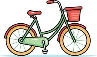 abstrait bicyclette les pièces illustration de bicyclette chemin vecteur