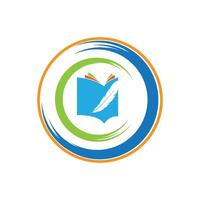 monde éducation logo conception graphique icône. vecteur
