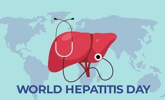 journée mondiale de l'hépatite vecteur