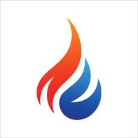 flamme Feu logo modèle, flamme Feu logo élément, flamme Feu logo illustration vecteur