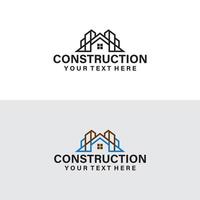 propriété, agent immobilier, réel domaine, ou construction logo vecteur