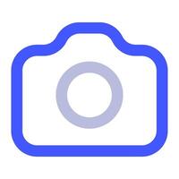 caméra icône pour la toile, application, infographie vecteur