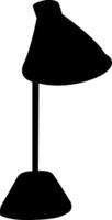silhuette lampe, table lampe, mur lampe vecteur