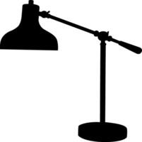 silhuette lampe, table lampe, mur lampe vecteur