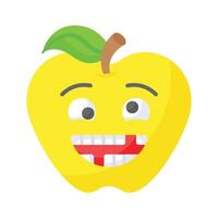 visuellement parfait stupide emoji icône conception, facile à utilisation et Télécharger vecteur