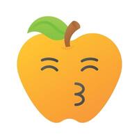 embrasser emoji conception, prêt à utilisation icône vecteur