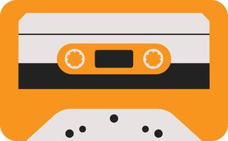 rétro cassette enregistrer. antique radio relecture cassette. dans ancien Années 90 style vecteur