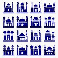 mosquée musulman modèle pour décoration, arrière-plan, panneau, et cnc Coupe vecteur