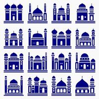 mosquée musulman modèle pour décoration, arrière-plan, panneau, et cnc Coupe vecteur