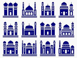 mosquée musulman modèle pour décoration, arrière-plan, panneau, et cnc Coupe vecteur