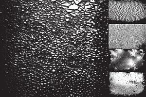 monochrome noir grunge graveleux déstressé texture illustration pour Contexte texture vecteur