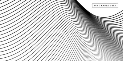 blanc dynamique vague Bande ligne abstrait Contexte vecteur