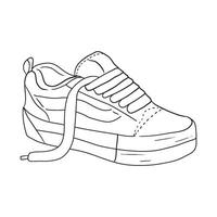 des chaussures contour illustration vecteur