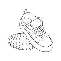 des chaussures contour illustration vecteur