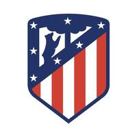 atlético Madrid logo sur transparent Contexte vecteur