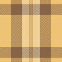 vérifier Contexte textile de en tissu sans couture avec une plaid tartan texture modèle. vecteur