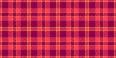 Royaume-Uni tartan plaid vérifier, meubles textile sans couture texture. jupe en tissu Contexte modèle dans rouge et rose couleurs. vecteur