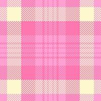 en tissu textile tartan de texture plaid avec une vérifier sans couture modèle Contexte. vecteur