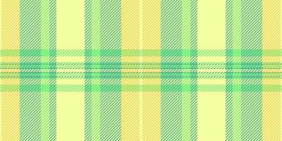 linéaire modèle tartan arrière-plan, tricoter sans couture vérifier textile. se détendre en tissu texture plaid dans citron vert et menthe couleurs. vecteur