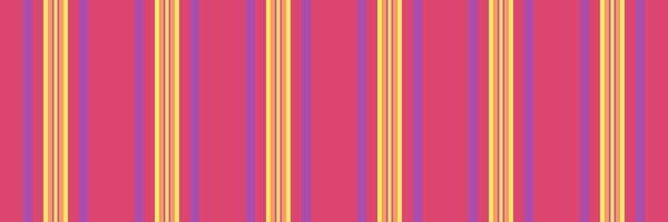 soie textile Bande arrière-plan, géométrique texture verticale modèle. personnalisé lignes en tissu sans couture dans violet et atomique mandarine couleurs. vecteur