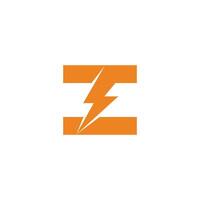 lettre t tonnerre carré électrique icône logo vecteur