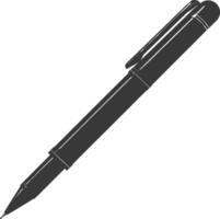 silhouette stylo personnel papeterie noir Couleur seulement vecteur