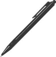 silhouette stylo personnel papeterie noir Couleur seulement vecteur