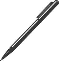 silhouette stylo personnel papeterie noir Couleur seulement vecteur