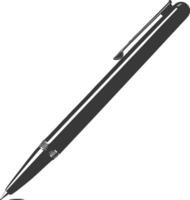 silhouette stylo personnel papeterie noir Couleur seulement vecteur