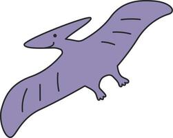 mignonne ptérodactyle illustration vecteur